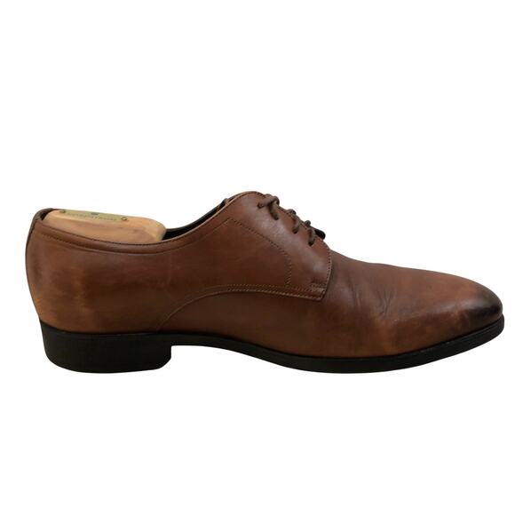 To Boot New York Adam Derrick Mens 10 Brown Leather Derby Dress Shoes Classic main image 6